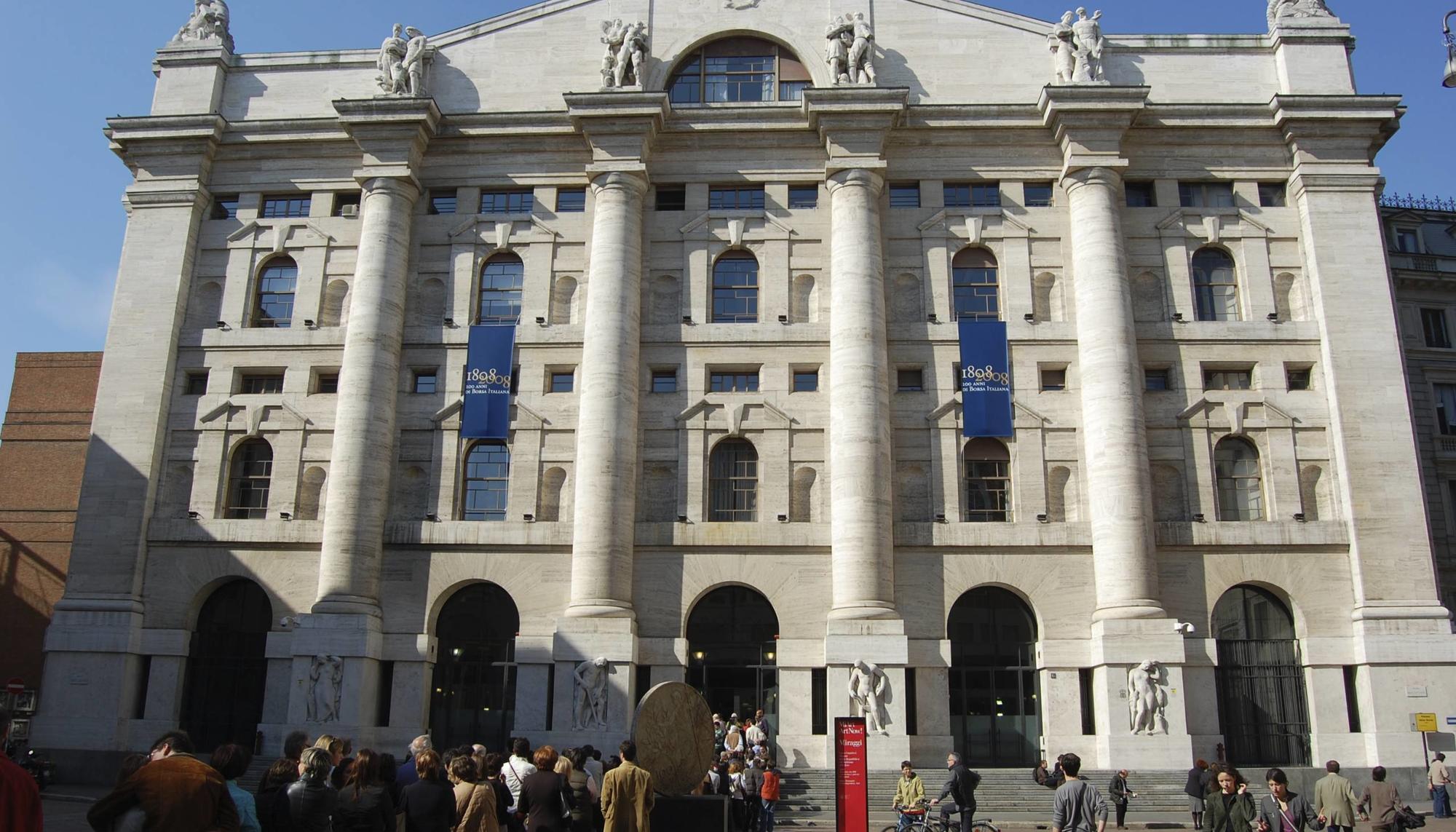 Edificio de la bolsa italiana